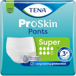 TENA Pants Super - Абсорбиращо еднократно бельо, 7 капки (2200 мл), Размер XL,12 бр./пак.